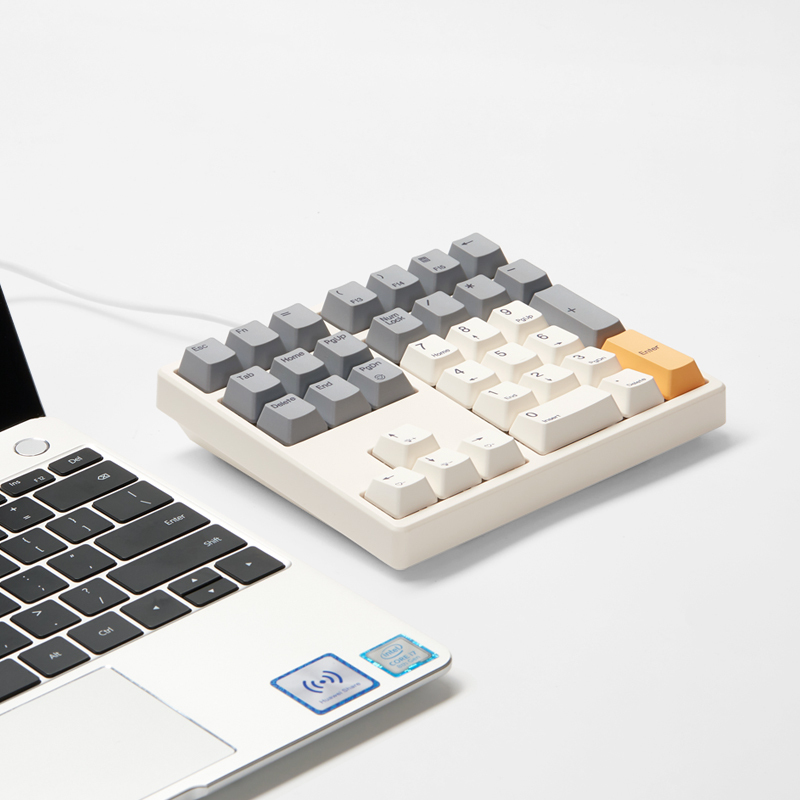 Magic Egg Mf34 34-Key Wired Mechanical Numeric Keypad Supports Qmk Customization, Via Hot-Swappable Switches, Rgb Lighting
