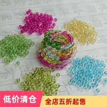  DIY beads Crystal loose beads Glass bead bag handmade beaded Su Bujiao necklace bracelet