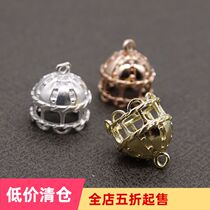 diy handmade material antiquity Hanfu step hair hairpin accessories pure copper pendant tassel pendant hanging yurt 222