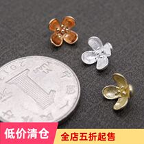 diy handmade material Hanfu ancient style step shake hairpin jewelry accessories pure copper torso flower tray flower heart pendant 223