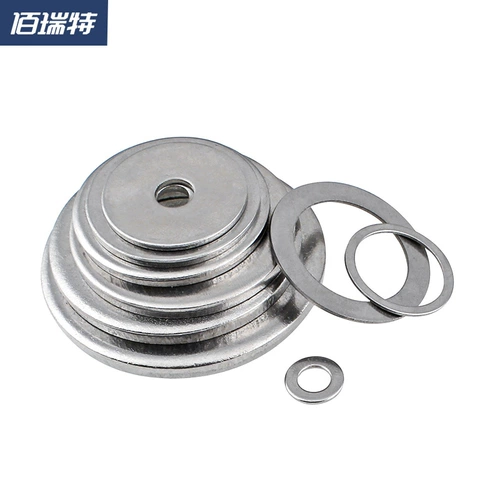 Металлическая очень большая прокладка из нержавеющей стали, круглая шайба, увеличенная толщина