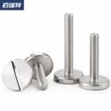 Винт с шлицевой шайбой из нержавеющей стали Bairite 304, болт с плоской головкой, большой болт с круглой головкой M3M5M6M8M10