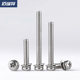 304 stainless steel screw round head three combination screw spring gasket cross pan head screw M2M3M4M5M6M10