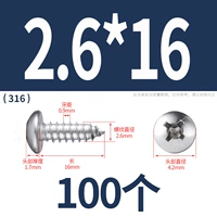 М2,6*16(100 капсул)316