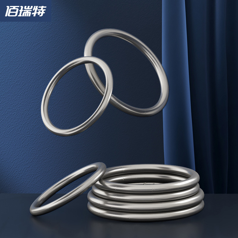 304 stainless steel seamless ring circle O-ring ring solid seamless steel ring hammock yoga connection ring steel ring