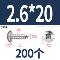 М2,6*20(200 капсул)304