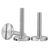 Винт с шлицевой шайбой из нержавеющей стали Bairite 304, болт с плоской головкой, большой болт с круглой головкой M3M5M6M8M10