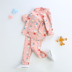 Infant quần quần áo mùa thu mùa thu thiết bé Lycra bông lót hai mảnh bộ childrens mùa thu / mùa đông ấm áp pajama đồ lót. 