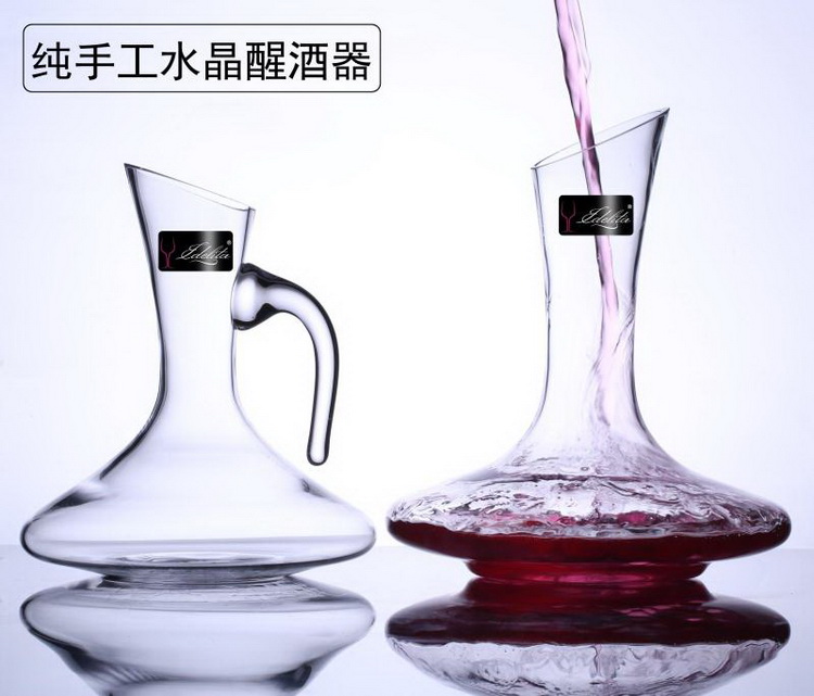 Lead-free tinh thể thủy tinh rượu vang đỏ decanter rượu vang sáng tạo decanter rượu vang mát nôn nao rượu thủy tinh