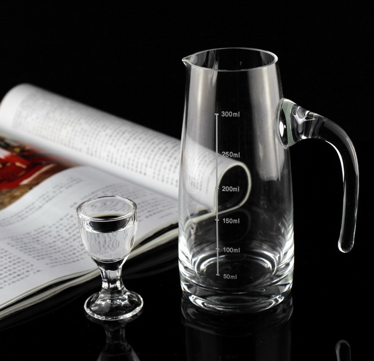Pha lê không chì pha lê decanter rượu vang đỏ decanter rượu vang trắng decanter cốc nam đo lường với quy mô ly uống rượu vang đỏ cao cấp