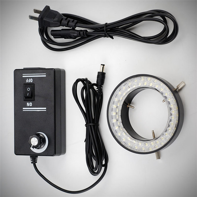 60 inner diameter 60mm body view microscope LED adjustable ring light two-piece light source industrial camera detection concentrated