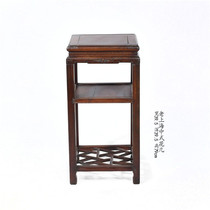 Chinese-style ancient balcony solid wood small tea table table and chair combination household kung fu small tea table multi-functional small apartment antique