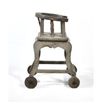 Shanghai local folk old objects baby stroller Qing Dynasty antique collection film and television props antique miscellaneous decoration