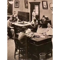 Vintage furniture dining chairs old objects old Shanghai Republic of China art furnishings American classical industrial style sofas wooden