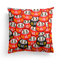 Japanese style Daruma tumbler pillow niche sofa good-looking small apartment cushion with core removable and washable