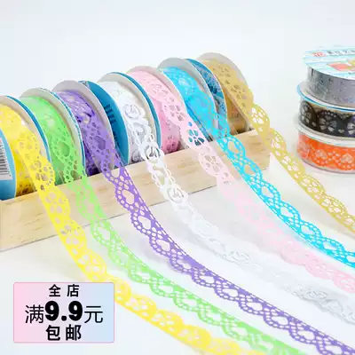 Lace tape lace sticker photo album diy partner hollow hand account tape girl hipster cute style