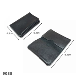 Кожаный маленький модный картхолдер, из натуральной кожи, воловья кожа, в корейском стиле