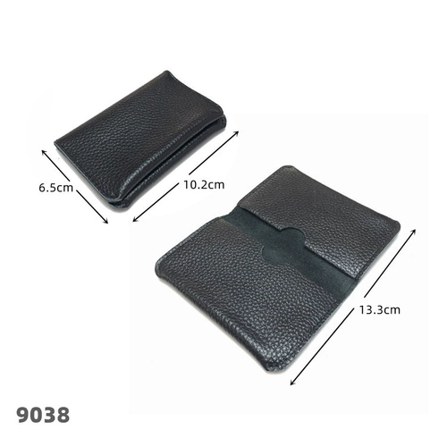 Кожаный маленький модный картхолдер, из натуральной кожи, воловья кожа, в корейском стиле