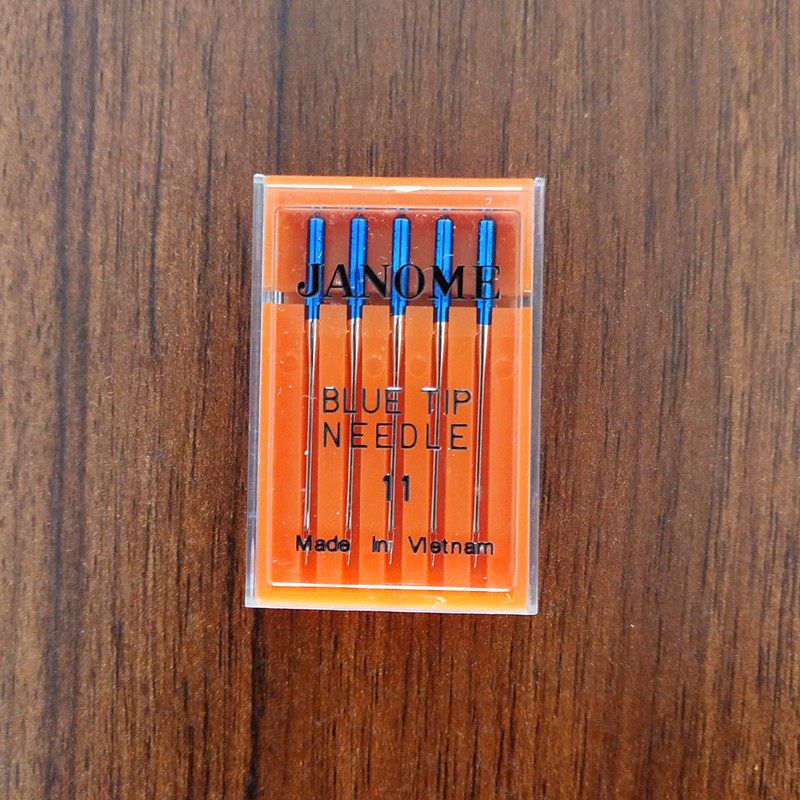 JANOME true, good and beautiful sewing machine original needle blue needle No 11 elastic fabric anti-jump needle universal