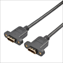 HDMI interface female to female F with ear extension cable nut can be fixed 2K 4K HD display