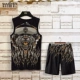 T Vest 6610 Black + K Шорты 1177