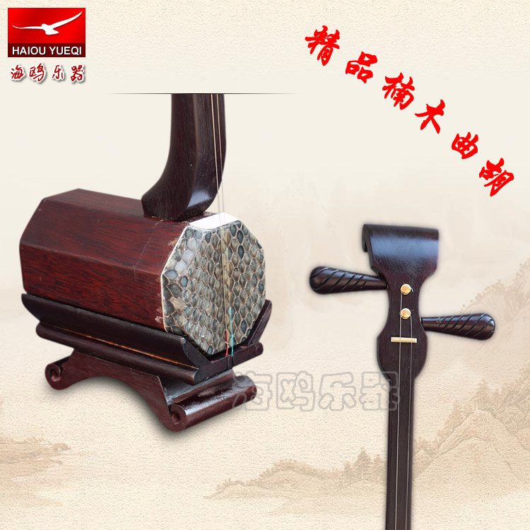 Fine Nanmu Quhu Professional Henan Pendant Hu Performance Grade Qu Hu Fall Hu National Musical Instrument