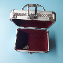 Factory direct supply of refined whistle box aluminum alloy jewelry box parts storage small box aluminum alloy box