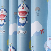 Customized curtains cartoon children Doraemon Doraemon bedroom childrens room boy thickened full blackout curtains