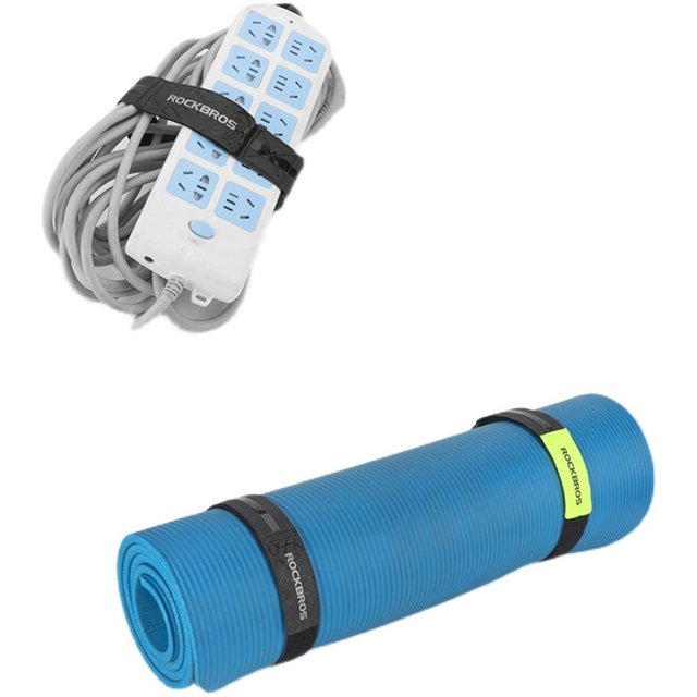 Rock Brothers Multifunctional strap bicycle tie rope Velcro anti-slip adjustable bundled luggage outdoor storage