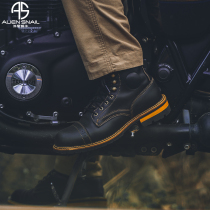 Alien snail retro boots men casual cycling shoes leather locomotive boots high-gang Martin boots knight shoes