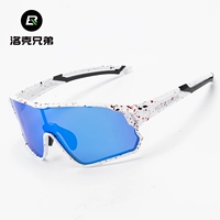 Белая рама посыпает черная красная точка/поляризованная белая льда