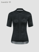 Santic Sendi passenger cycling short sleeve summer cycling suit absorbed wet sweat and breathable road tops