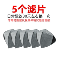 В упаковке 5 фильтров, без маски.