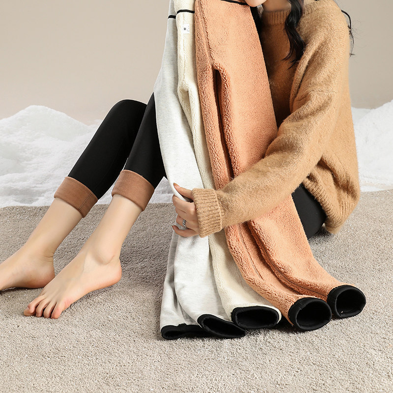 Shark Pants Woman Spring Autumn Outwear Inner Hitch Pants to collect Hip Yoga High Waist Elastic Winter Plus Suede Thickened Warm Pants