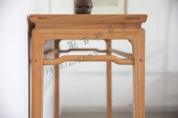 Đồ nội thất bằng gỗ không sơn Sơn trường hợp đầu phẳng Bàn điều khiển Sumu nguyên bản sáng tạo trường hợp Trung Quốc trường hợp cũ đồ nội thất elm - Bàn / Bàn 	bộ bàn ghế gỗ cổ điển	