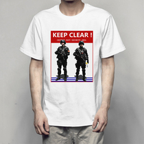 KEEP CLEAR Chinese Navy Yemens overseas Chinese memorial shirt Navy Red Sea Action T-shirt