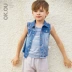 Lijia baby, OKOU boy, OKOU denim vest - Áo ghi lê