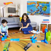 Hot wheel double-channel attack competitive suit FRH34 boy puzzle sports hot sports car track toy