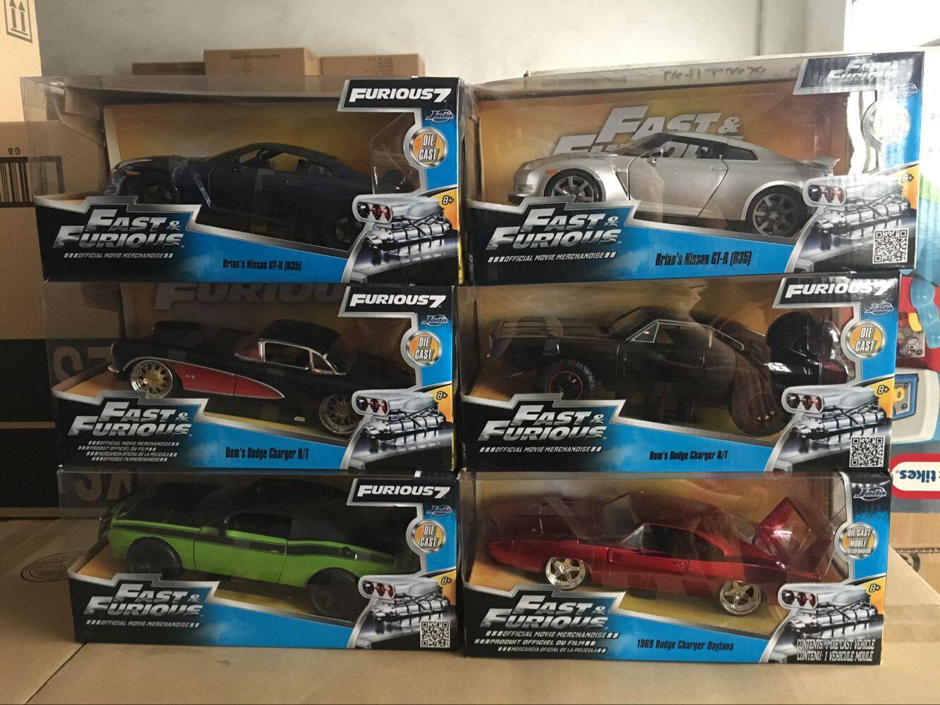 JADA Jiadar Playing Life 7 Dodge Chevy Chevrolet Musk 1:24 Alloy Car Model Flawless Car Model