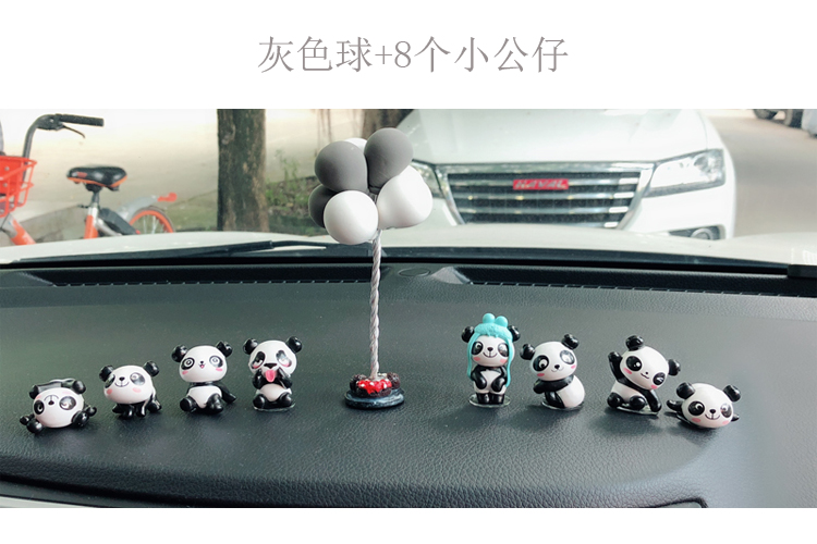 Xe trang trí đồ trang trí xe trang trí xe sáng tạo cung cấp nội thất cá tính dễ thương gấu trúc trang trí xe trang trí phụ nữ đồ trang trí ô tô