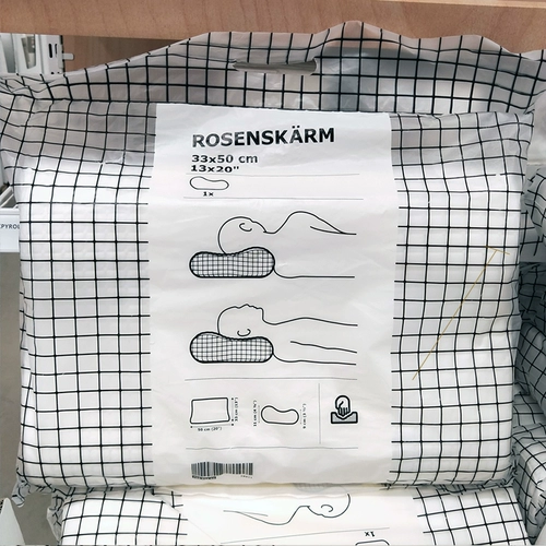 Ikea Homency Copicing Ruolika подушка подушка памяти высокий и низкий взрослый шейный позвоночник подушка одно студенческая подушка сон сон сон