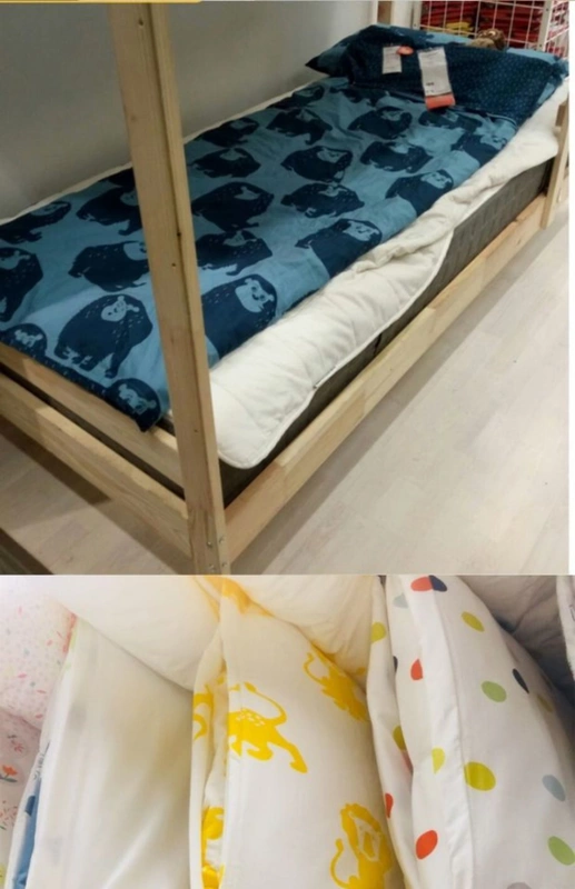 IKEA chính hãng mua trong nước 尤恩格斯库格 纯 cotton trẻ em chăn gối vỏ chăn chăn trẻ em - Quilt Covers