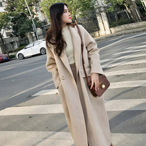 SNICYKER BIG COAT WOMAN 2020 Winter fit new high-end of the high end of the high end what about the kneecap?