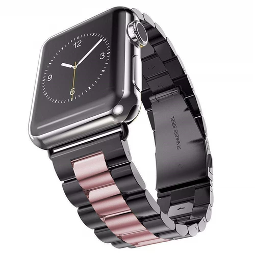 Apple Watch IWATCH9 Строки Металлическая нержавеющая сталь подходит для Apple Watch Series Se Strap Ultra2 Strap Iwatch2 3 4 5 6 7 8 8 8 8 -geration Tie Strite