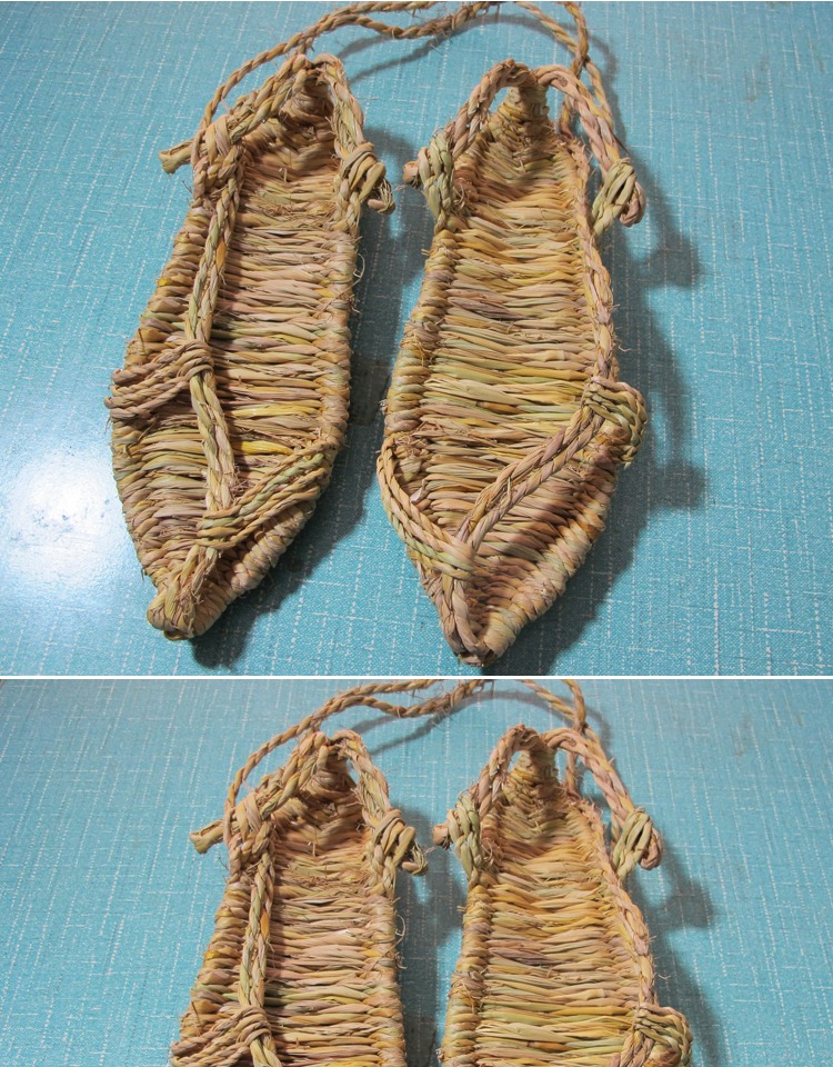 Tinh khiết dệt tay màu đỏ quân đội giày vải lanh giày nam mùa hè giày gai dầu dép khiêu vũ hiệu suất đạo cụ phụ nữ dép giày thể thao nam