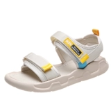 Сандалии на липучке, летние универсальные туфли на плоской подошве, пляжная обувь, сезон 2021, пляжный стиль