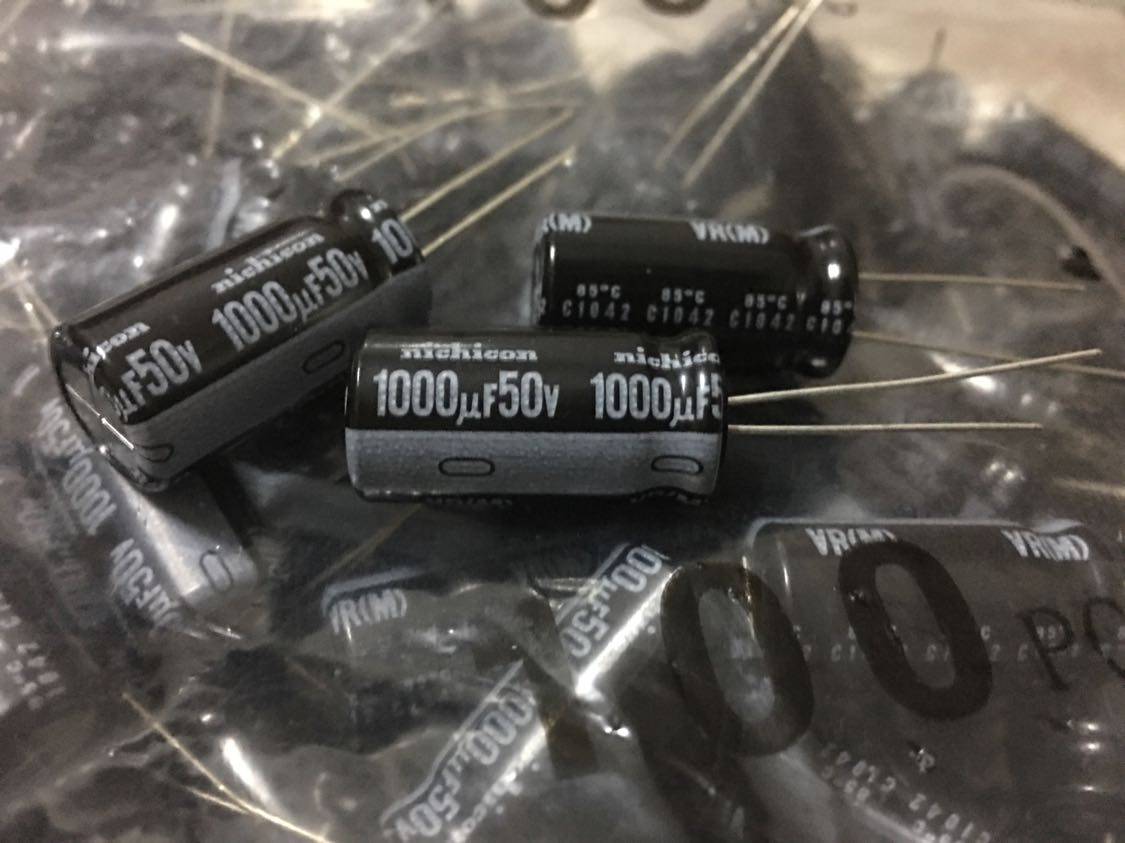 Filter top NICHICON Nichicon aluminum electrolytic capacitor 50V1000UF 12 5X25 VR1000UF