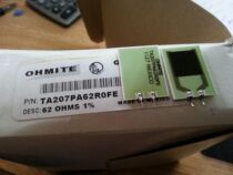 TA207PA62R0F 62R 62 Euro American OHMITE 7w non-sensing chip resistor P = 5MM