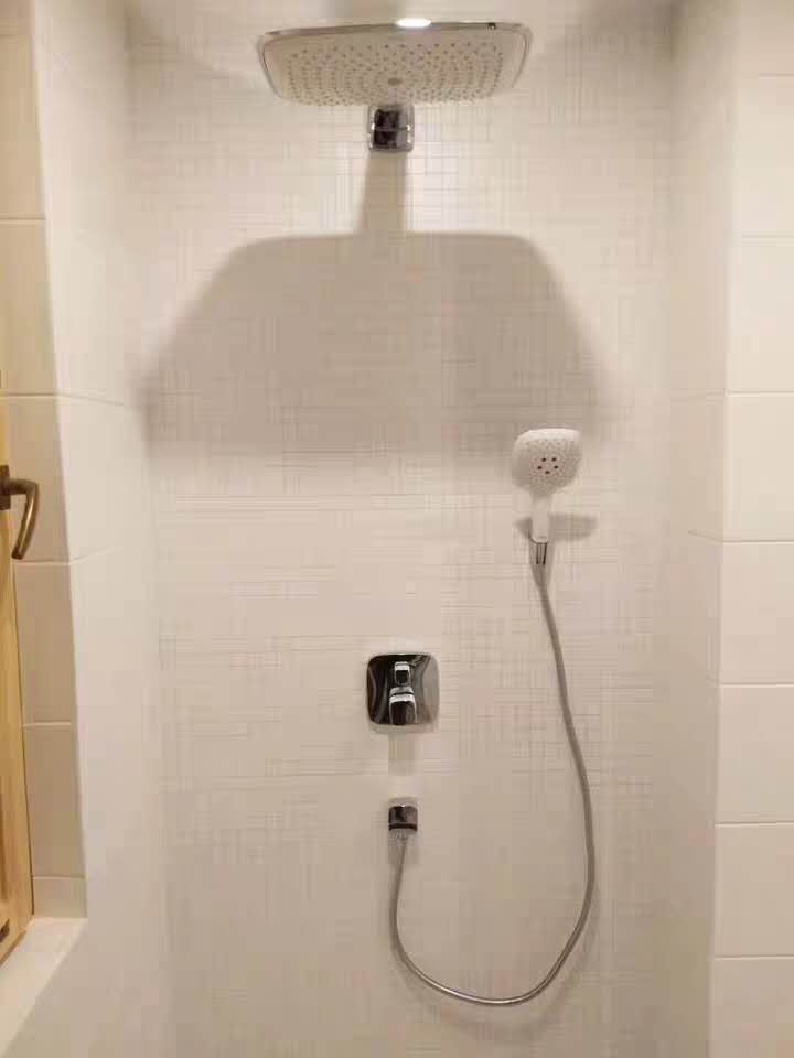 Hansgrohe Puri Secretly Loaded with wall trial pre-embedded concealed shower head kit