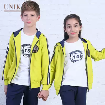 Primary school uniforms spring and autumn suits kindergarten Garden uniforms autumn three-piece autumn class uniforms children sportswear